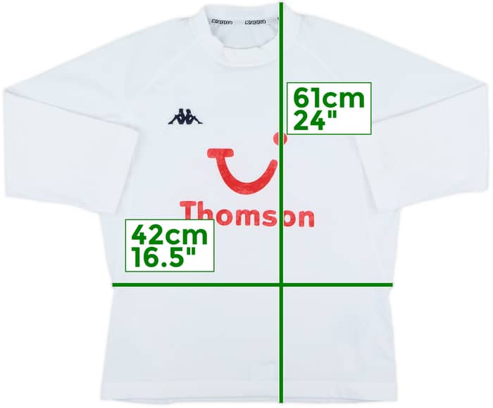 2004-05 Tottenham Home L/S Shirt - 5/10 - (XL.Boys)