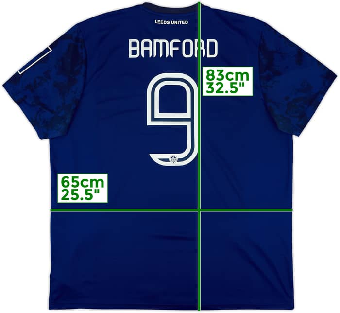 2021-22 Leeds United Away Shirt Bamford #9 - 8/10 - (XXL)