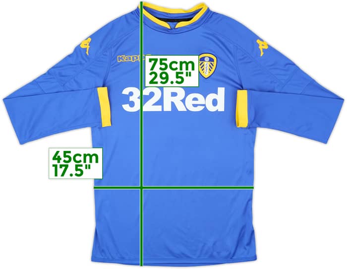 2016-17 Leeds United Away L/S Shirt - 8/10 - (S)