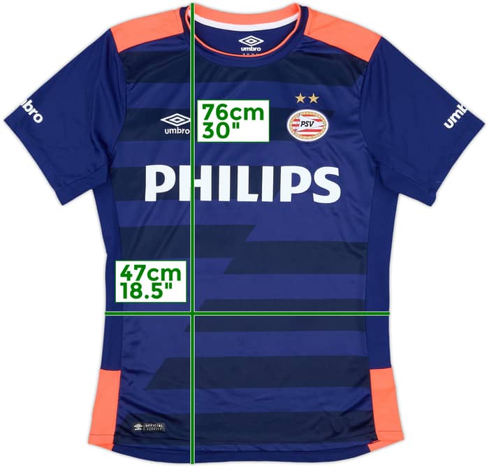 2015-16 PSV Away Shirt #18 - 8/10 - (M)