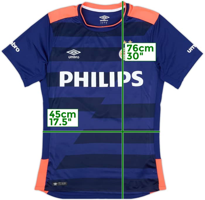 2015-16 PSV Away Shirt #17 - 8/10 - (Women's M)