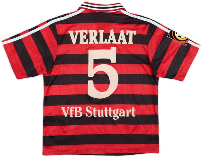 1998-99 Stuttgart Away Shirt Verlaat #5 - 8/10 - (L.Boys)