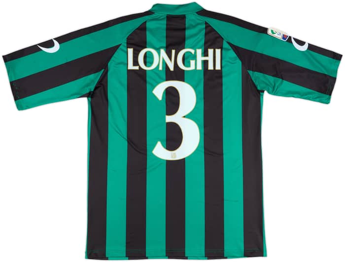 2014-15 Sassuolo Match Issue Home Shirt Longhi #3