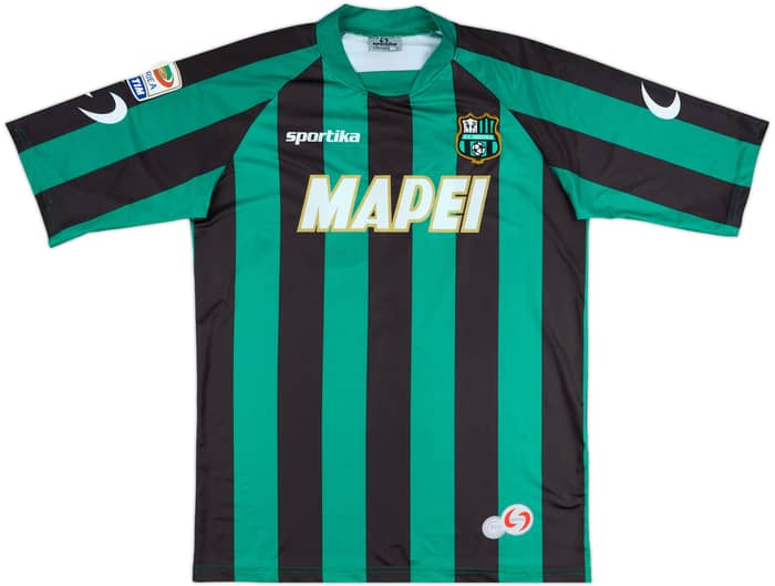2014-15 Sassuolo Match Issue Home Shirt Longhi #3