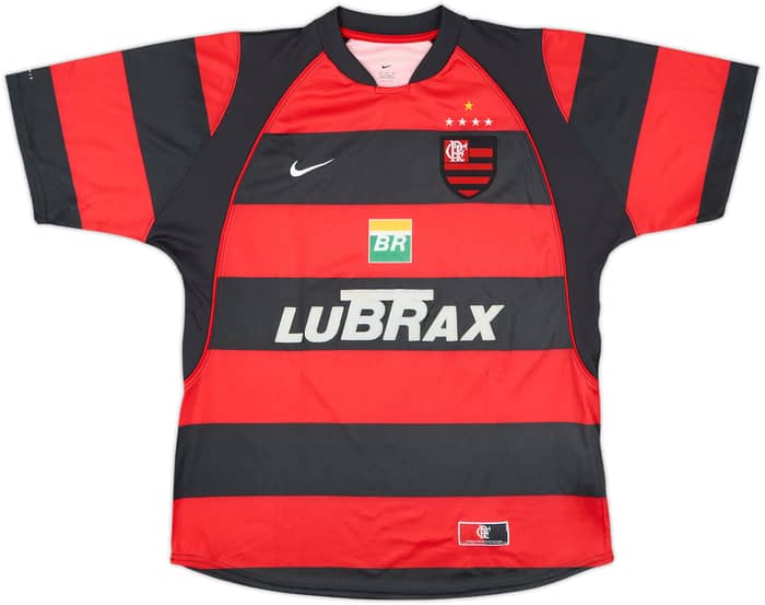2002-04 Flamengo Home Shirt #10 - 8/10 - (M)