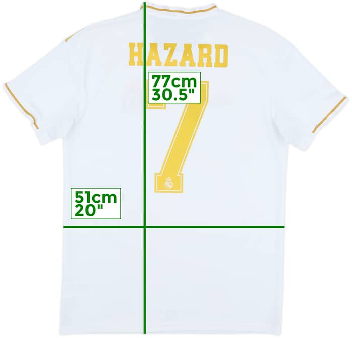 2019-20 Real Madrid Home Shirt Hazard #7 - 6/10 - (M)