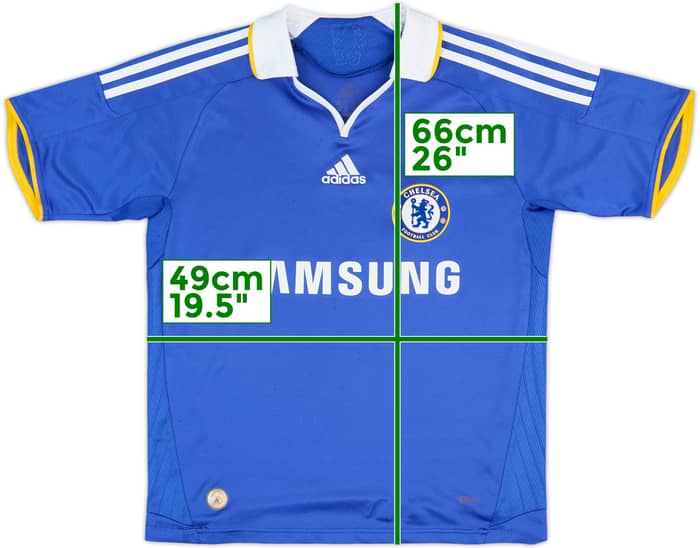 2008-09 Chelsea Home Shirt - 8/10 - (L.Boys)