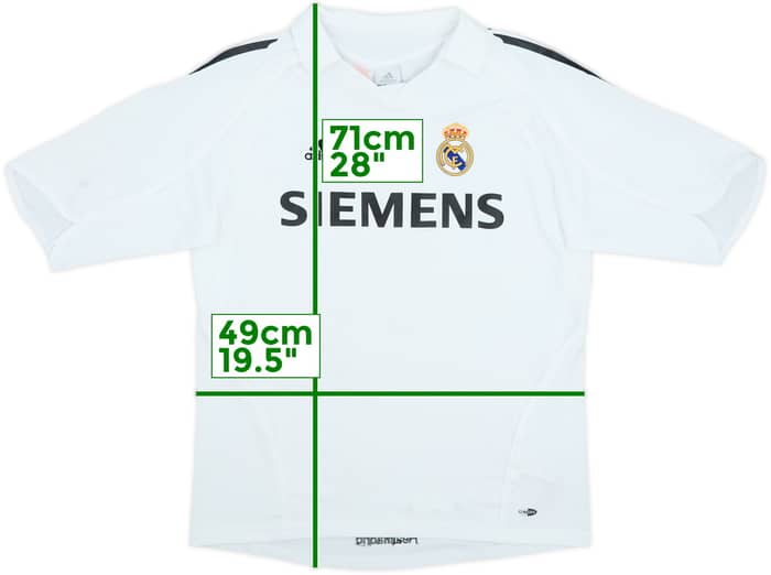 2005-06 Real Madrid Home Shirt - 5/10 - (XL.Boys)