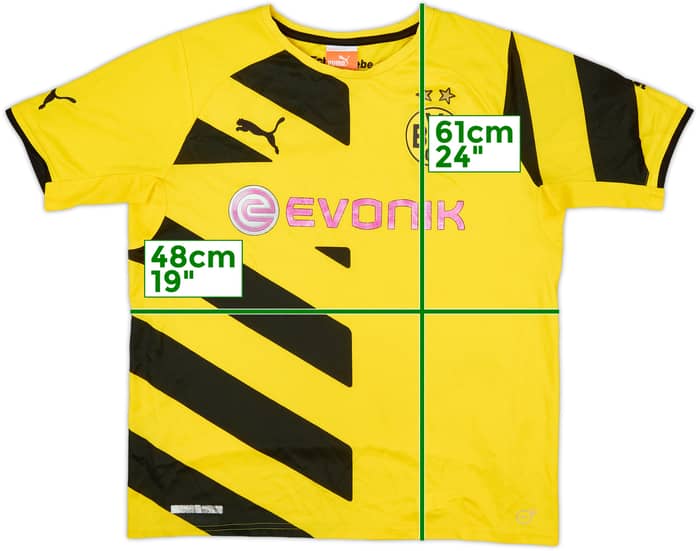 2014-15 Borussia Dortmund Home Shirt - 6/10 - (XL.Boys)
