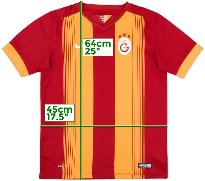 2014-15 Galatasaray Home Shirt - 8/10 - (L.Boys)