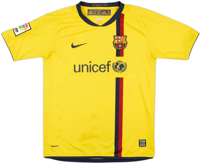 2008-10 Barcelona Away Shirt - 5/10 - (L.Boys)