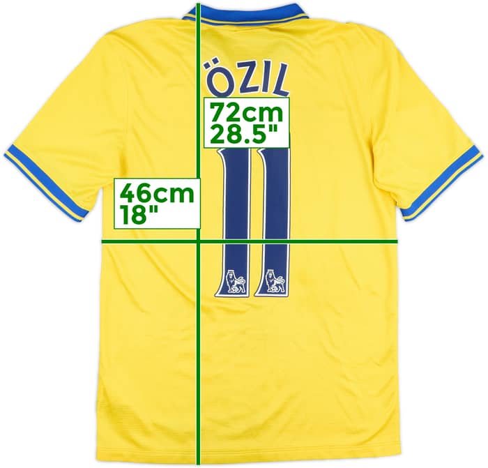 2013-14 Arsenal Away Shirt Ozil #11 - 7/10 - (S)