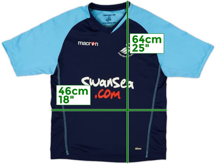 2007-08 Swansea City Away Shirt - 7/10 - (XS)