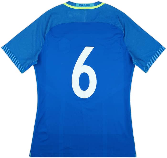 2016-17 Brazil Match Issue Away Shirt #6