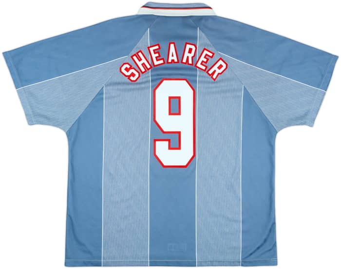 1996-97 England Away Shirt Shearer #9 - 6/10 - (XXL)