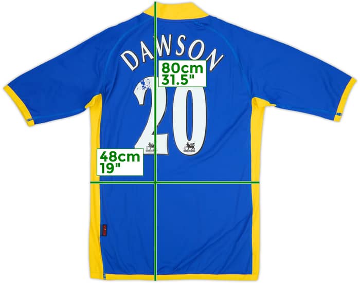 2005-06 Tottenham Away Shirt Dawson #20 - 6/10 - (XXL)