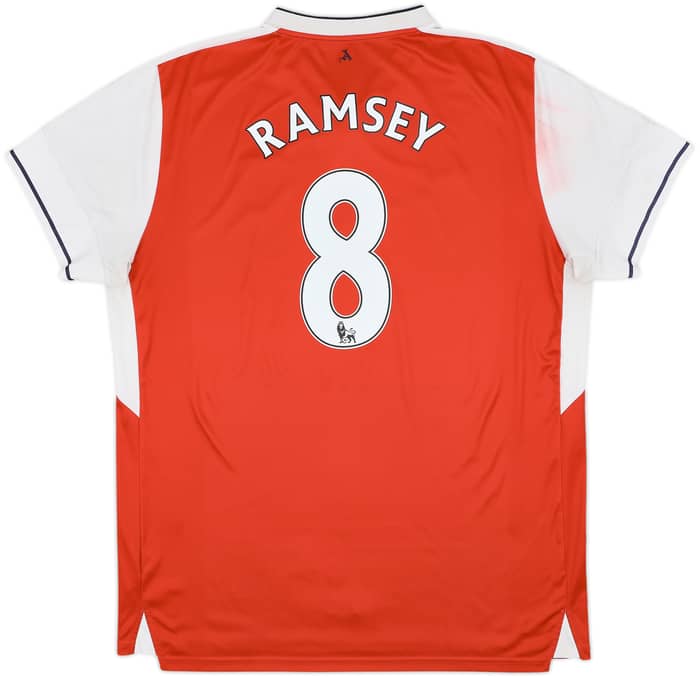 2016-17 Arsenal Home Shirt Ramsey #8 - 7/10 - (XXL)