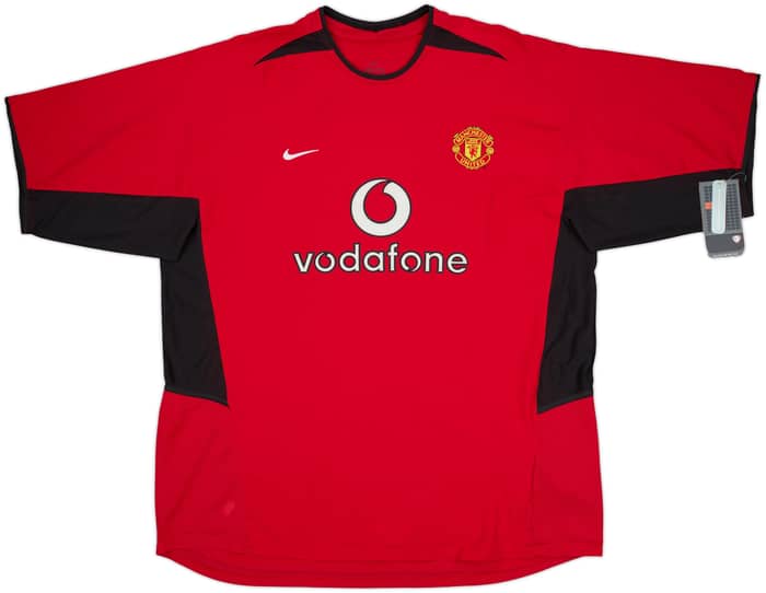 2002-04 Manchester United Home Shirt Beckham #7 (XXL)