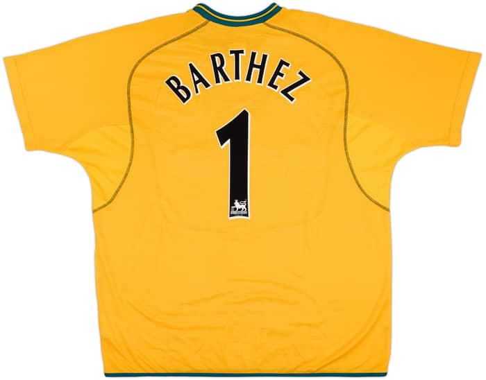 2000-02 Manchester United GK Shirt Barthez #1 - 6/10 - (XXL)