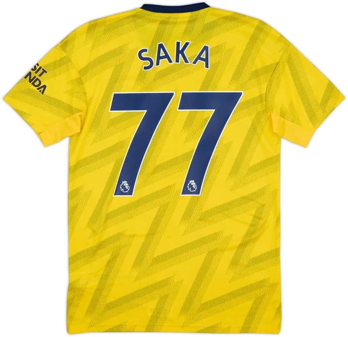 2019-20 Arsenal Away Shirt Saka #77 - 10/10 - (S)