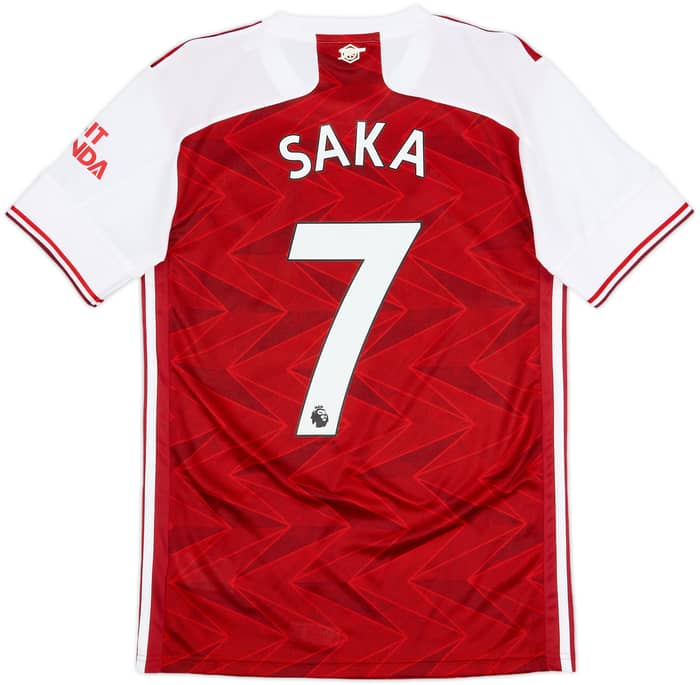 2020-21 Arsenal Home Shirt Saka #7 - 10/10 - (S)