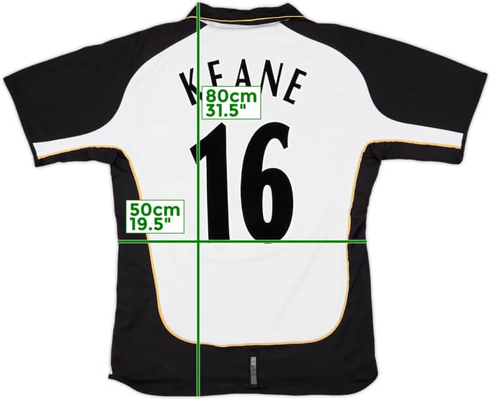 2001-02 Manchester United Centenary Away/Third Shirt Keane #16 - 5/10 - (L)
