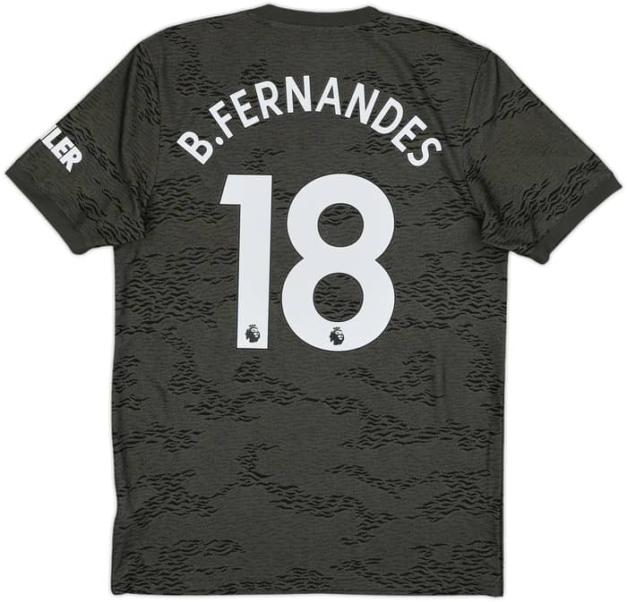 2020-21 Manchester United Away Shirt B.Fernandes #18 - 10/10 - (M)