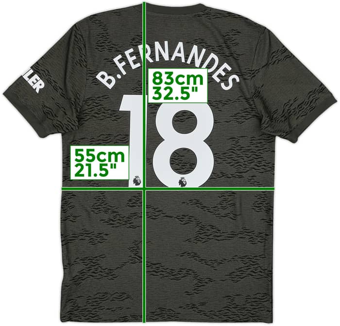 2020-21 Manchester United Away Shirt B.Fernandes #18 - 10/10 - (M)