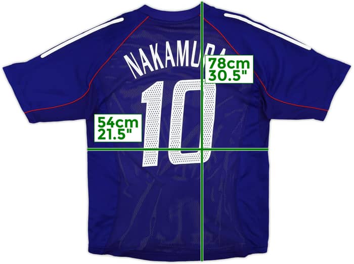 2002-04 Japan Player Issue Home Shirt Nakamura #10 - 9/10 - (L)