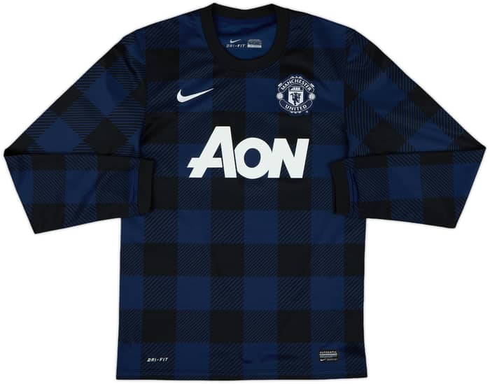 2013-14 Manchester United Away L/S Shirt Rooney #10 - 10/10 - (S)