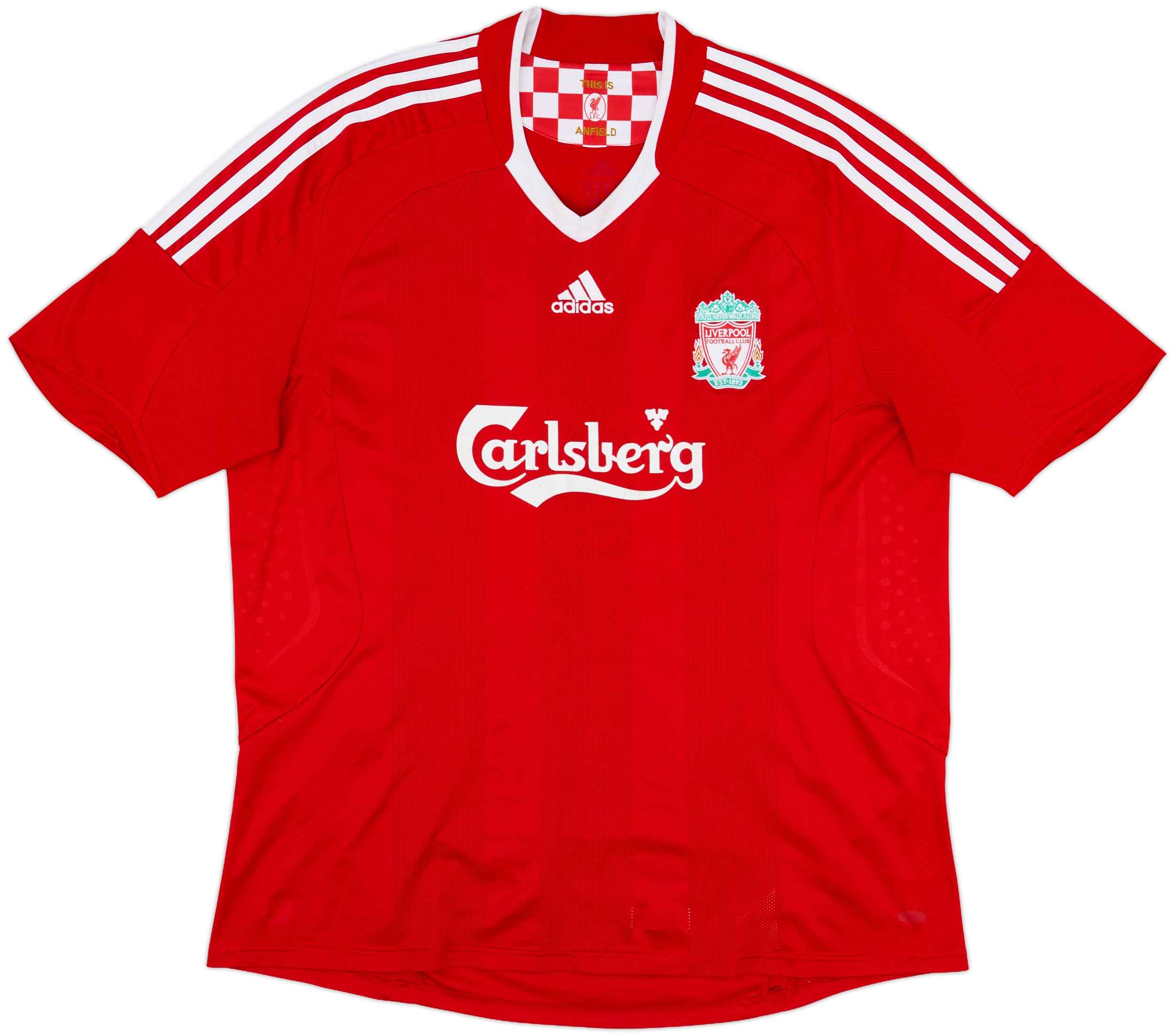 2008-10 Liverpool Home Shirt Keane #7 - 6/10 - (XXL)