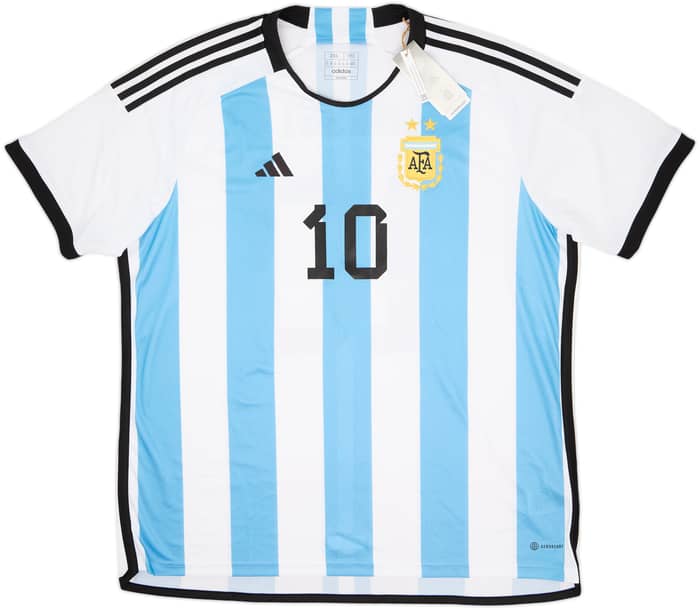 2022-23 Argentina Home Shirt Messi #10 (XXL)