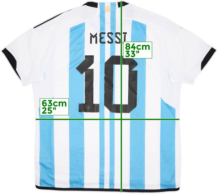 2022-23 Argentina Home Shirt Messi #10 (XXL)