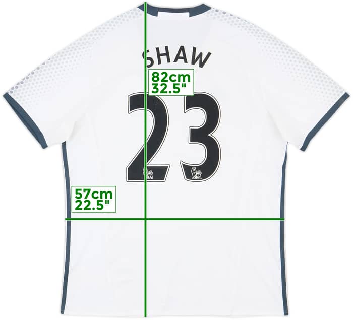 2016-17 Manchester United Third Shirt Shaw #23 - 6/10 - (XL)