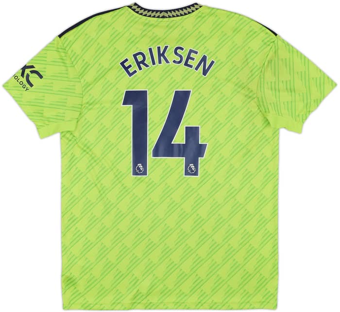 2022-23 Manchester United Third Shirt Eriksen #14 - 10/10 - (XL)