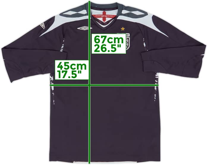 2007-09 England GK Shirt - 5/10 - (XL.Boys)