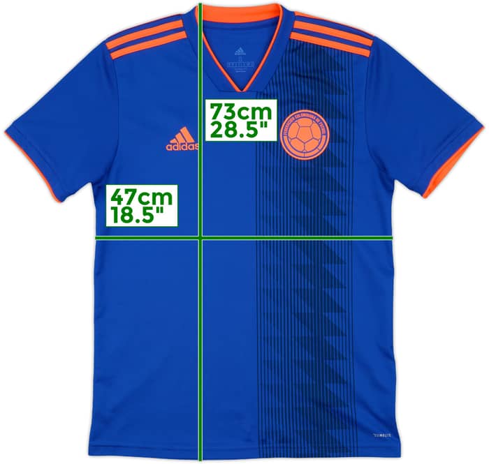 2018-19 Colombia Away Shirt - 7/10 - (S)