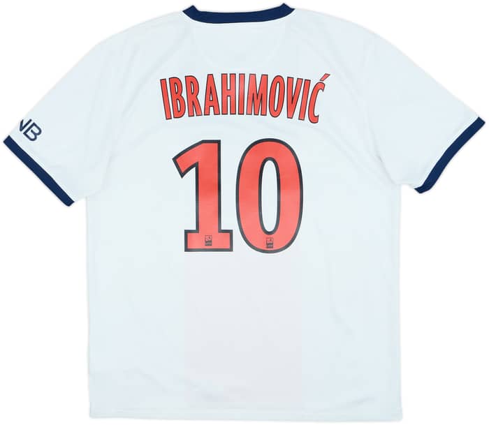 2013-14 Paris Saint-Germain Away Shirt Ibrahimovic #10 - 8/10 - (L)