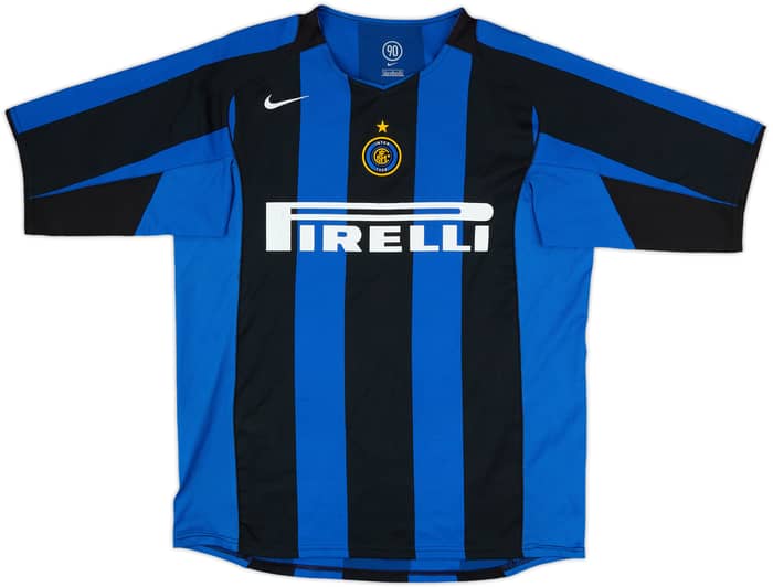 2004-05 Inter Milan Home Shirt Adriano #10 - 7/10 - (L)