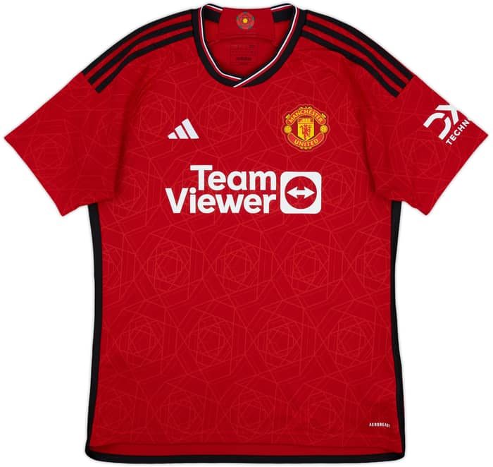 2023-24 Manchester United Home Shirt Martinez #6 - 10/10 - (L)