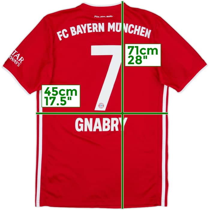 2020-21 Bayern Munich Home Shirt Gnabry #7 - 10/10 - (S)