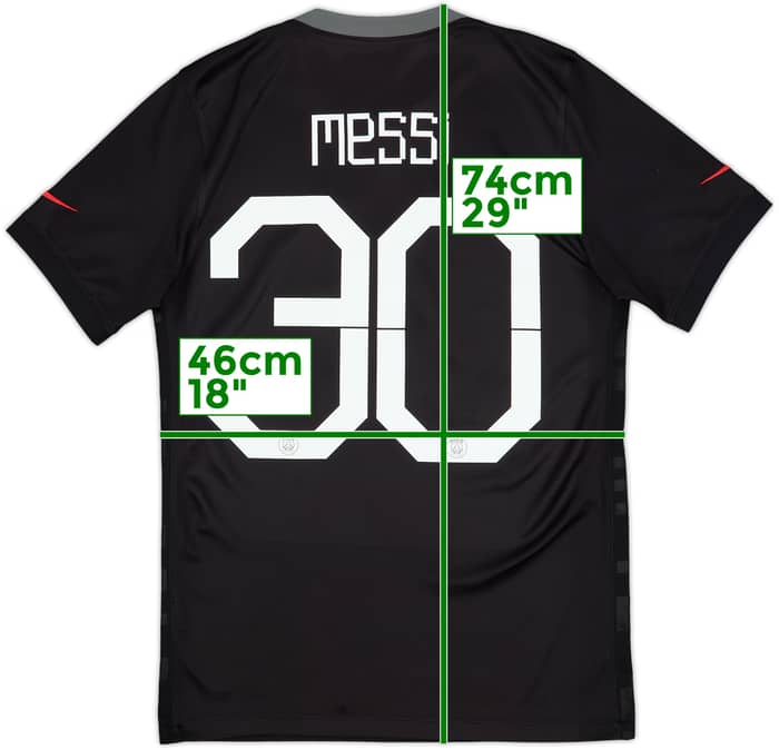 2021-22 Paris Saint-Germain Third Shirt Messi #30 - 10/10 - (S)