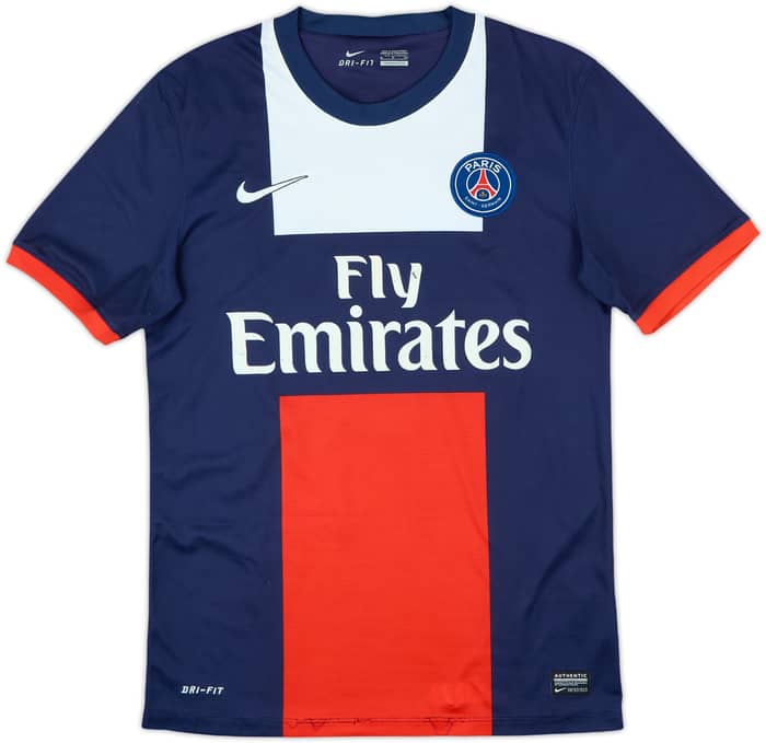 2013-14 Paris Saint-Germain Home Shirt Cavani #9 - 5/10 - (S)