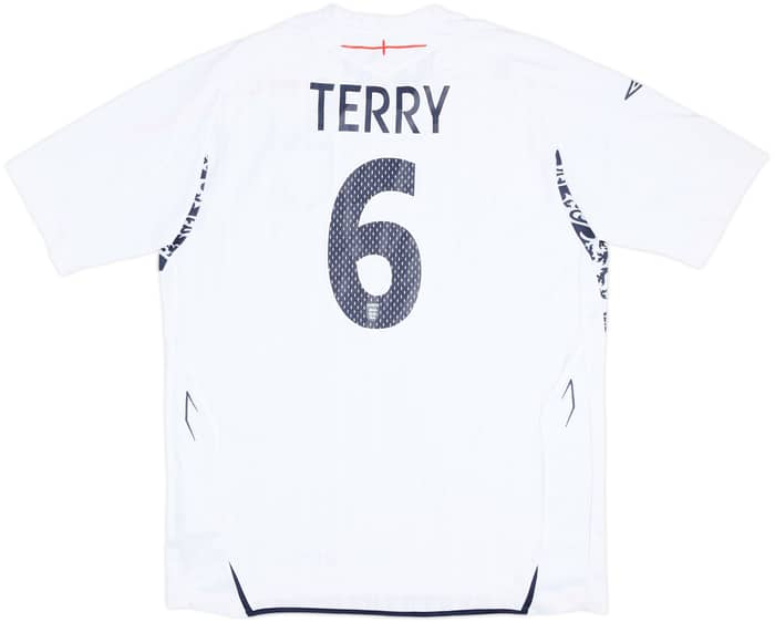 2007-09 England Home Shirt Terry #6 - 4/10 - (XL)