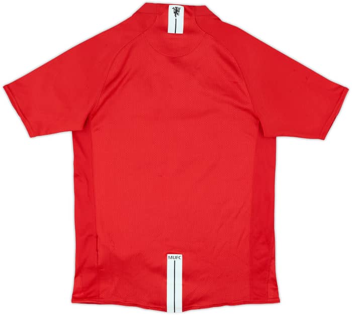 2007-09 Manchester United Home Shirt - 9/10 - (XL.Boys)