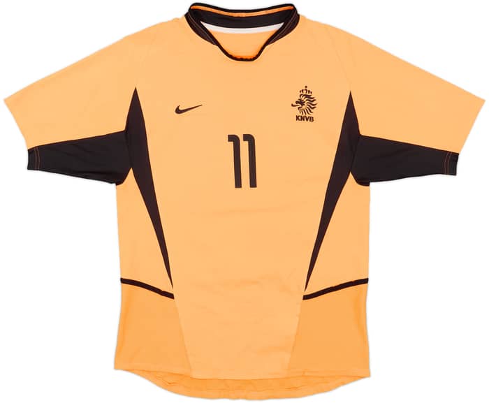 2002-04 Netherlands Home Shirt Overmars #11 - 7/10 - (S)