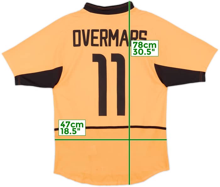 2002-04 Netherlands Home Shirt Overmars #11 - 7/10 - (S)
