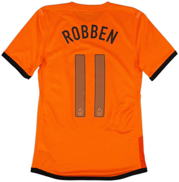 2012-13 Netherlands Player Issue Home Shirt Robben #11 - 8/10 - (S)