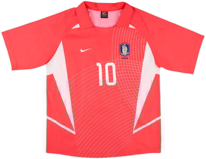 2002-03 South Korea Home Shirt Y P Lee #10 - 5/10 - (M)