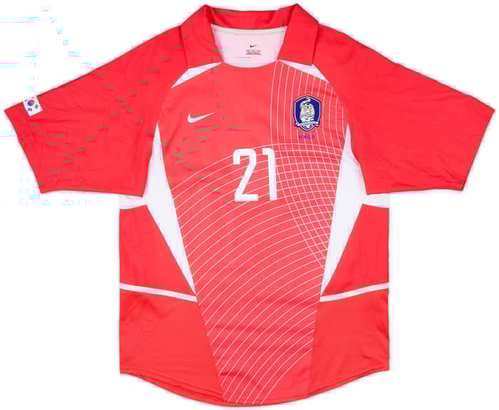 2002-03 South Korea Home Shirt J.S.Park #21 - 10/10 - (M)
